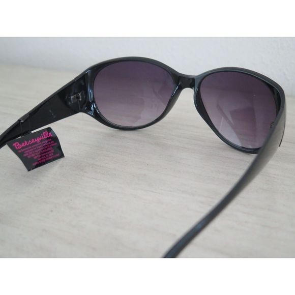 Betsey Johnson x Betseyville Women's Black Designer Sunglasses - Picture 5 of 7